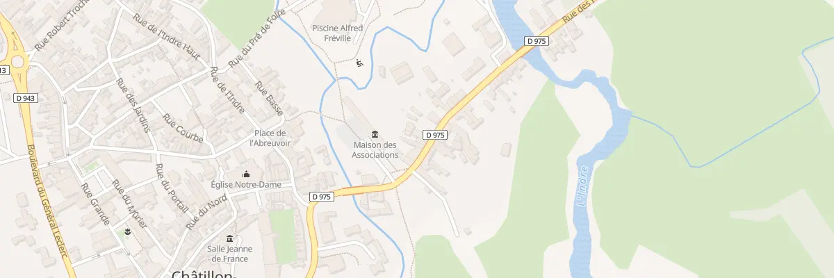 Plan du 19 Rue des Ponts à Châtillon-sur-Indre