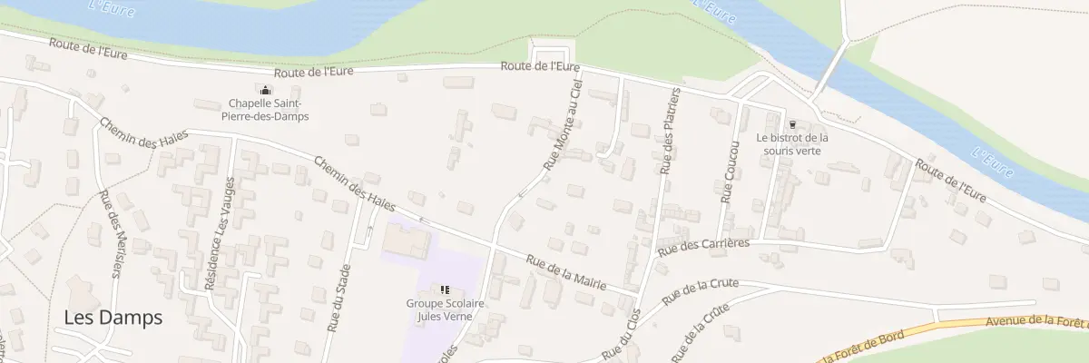 Plan du 9B Rue Monte au Ciel aux Damps