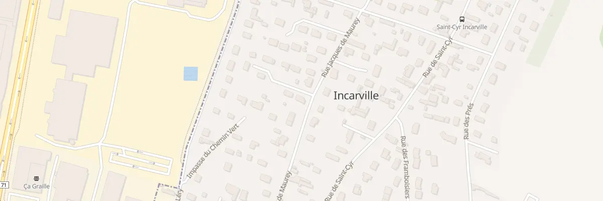 Plan du 21 Rue Jacques de Maurey à Incarville