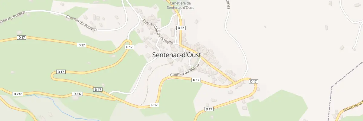 Plan du 21 Le Village à Sentenac-d’Oust