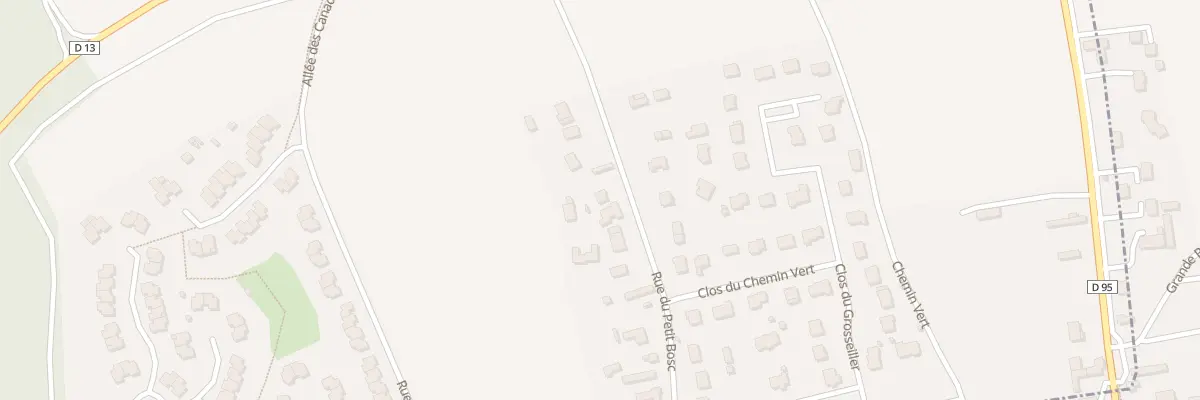 Plan du 333 Rue du Petit Bosc à Ymare