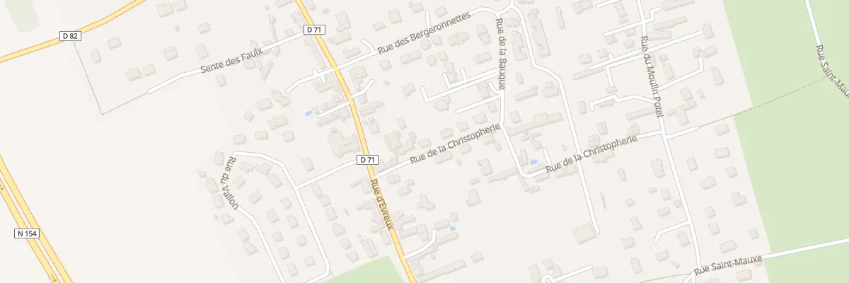 Plan du 7 Rue de la Christopherie à Acquigny
