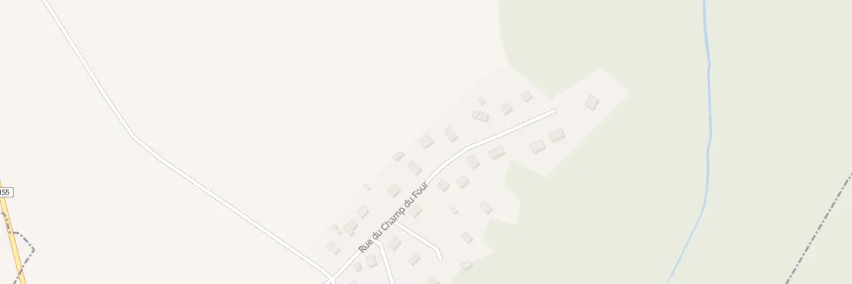 Plan du 84 Rue du Champ du Four à La Chapelle-du-Bois-des-Faulx