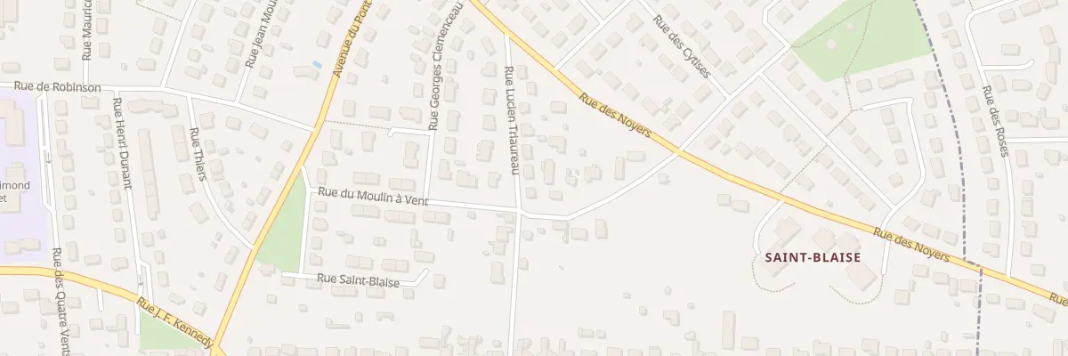 Plan du 12 Rue Lucien Triaureau à Brou