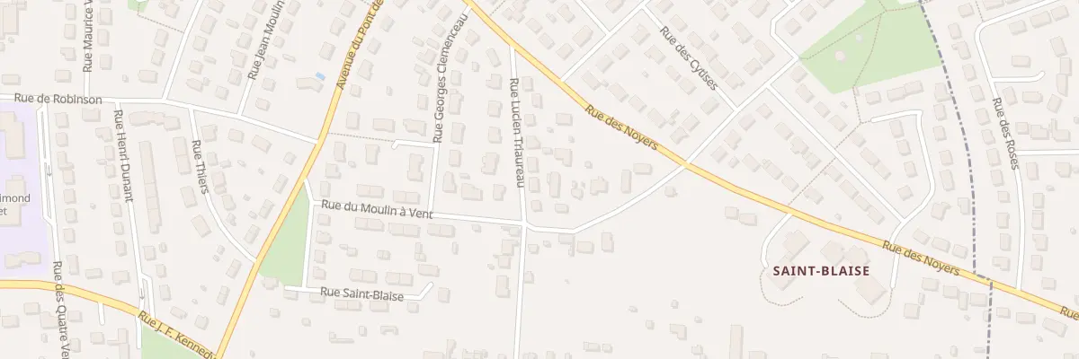Plan du 12 Rue Lucien Triaureau à Brou