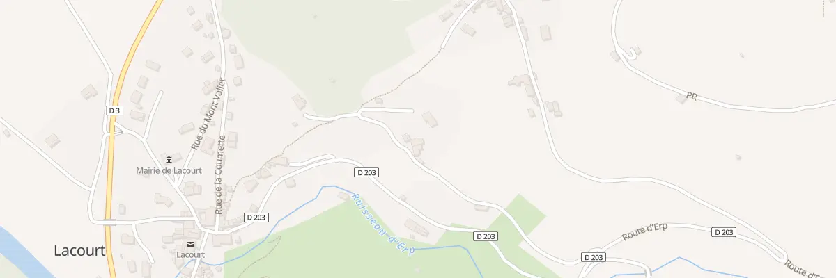 Plan du 308 Che de Souquetous à Lacourt
