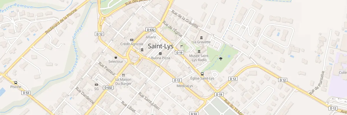 Plan du 2 Av François Mitterrand à Saint-Lys