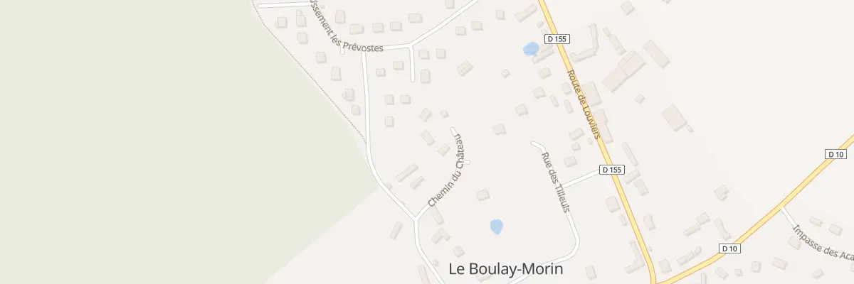 Plan du 12 Che du Château au Boulay-Morin