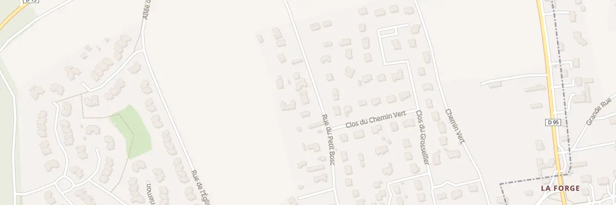 Plan du 297 Rue du Petit Bosc à Ymare
