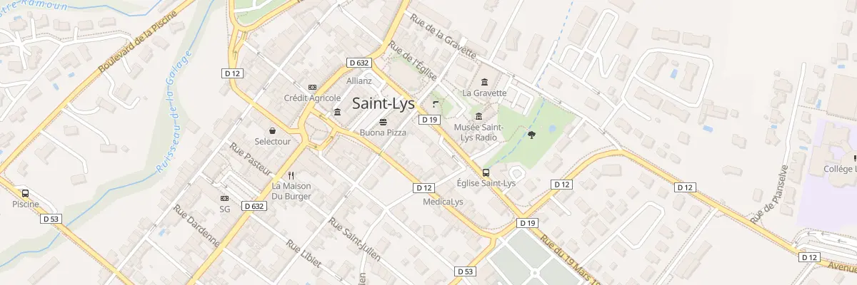Plan du 6 Av François Mitterrand à Saint-Lys
