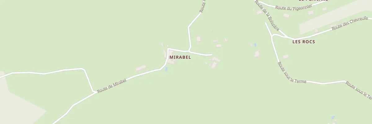 Plan du 340 Rte de Mirabel à La Bachellerie