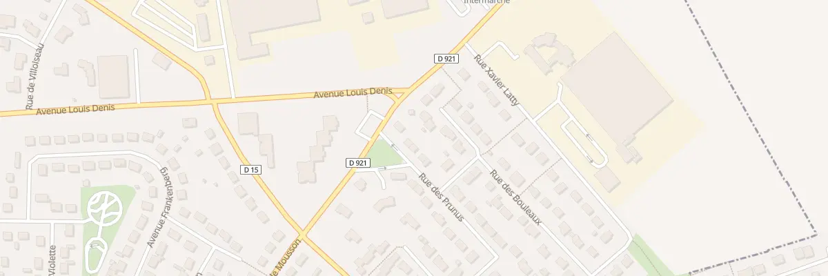 Plan du 3 Rue des Prunus à Brou