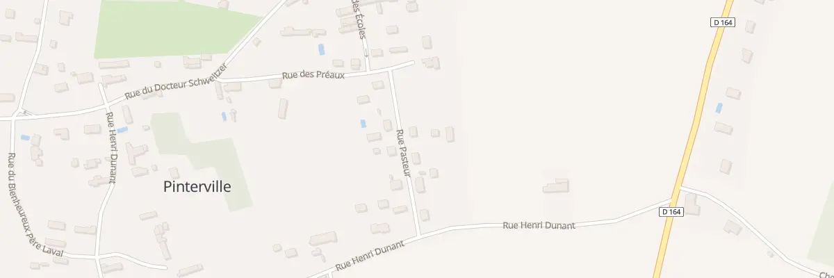 Plan du 3 Rue Pasteur à Pinterville