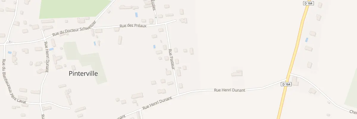 Plan du 5 Rue Pasteur à Pinterville