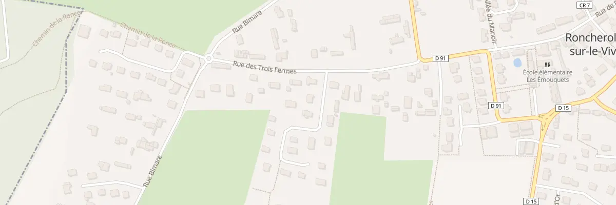 Plan du 40 All du Closeau à Roncherolles-sur-le-Vivier