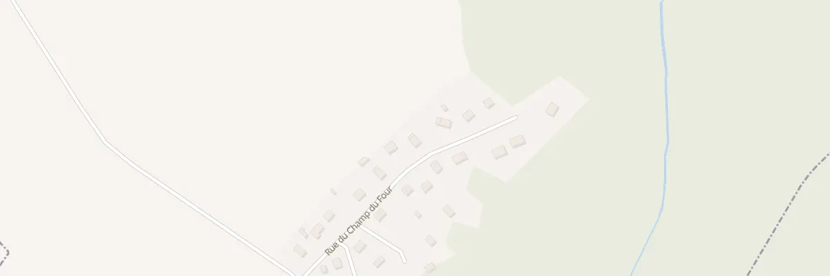 Plan du 13 Rue du Champ du Four à La Chapelle-du-Bois-des-Faulx