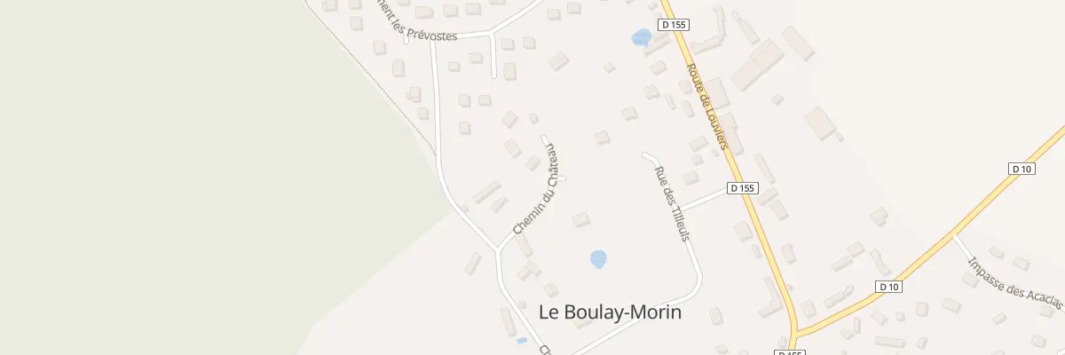 Plan du 10 Che du Château au Boulay-Morin