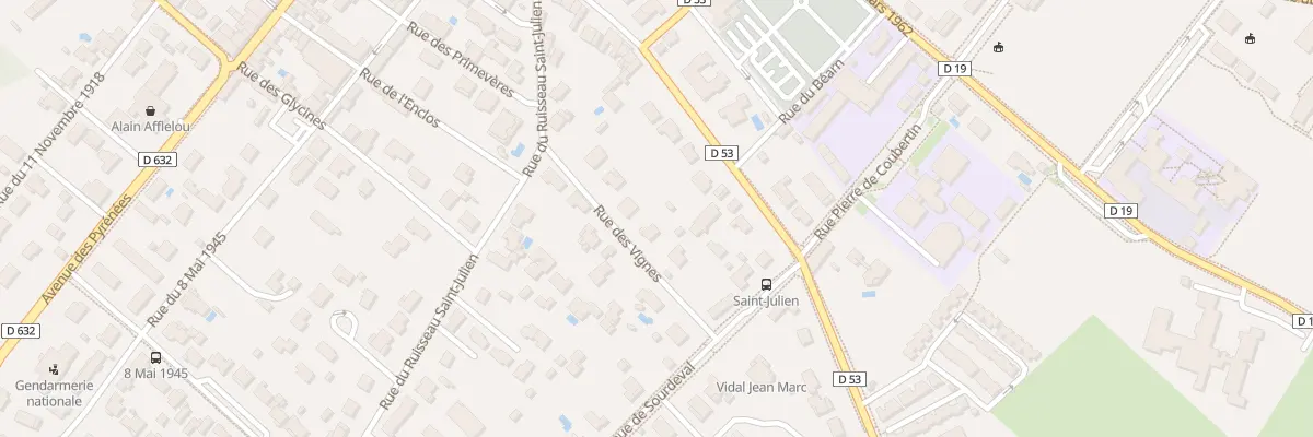 Plan du 9 Rue des Vignes à Saint-Lys