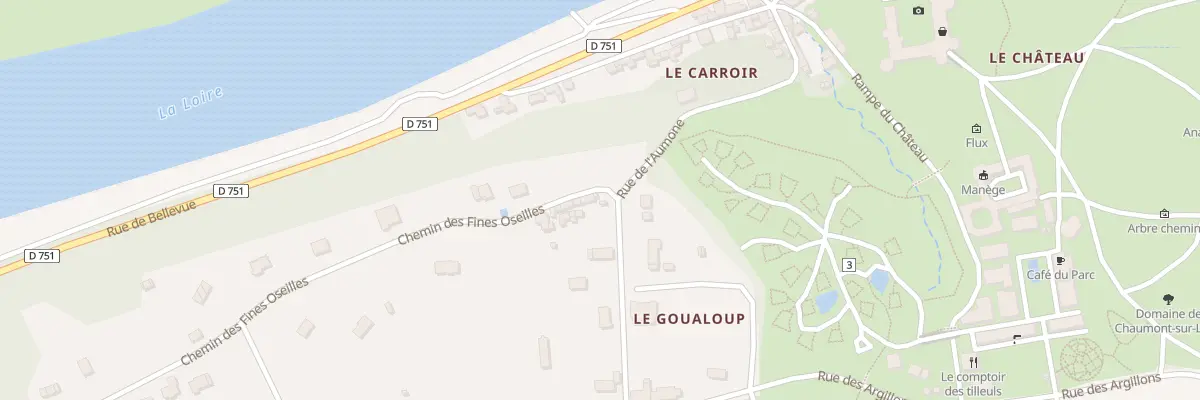 Plan du 1 Che des Fines Oseilles à Chaumont-sur-Loire