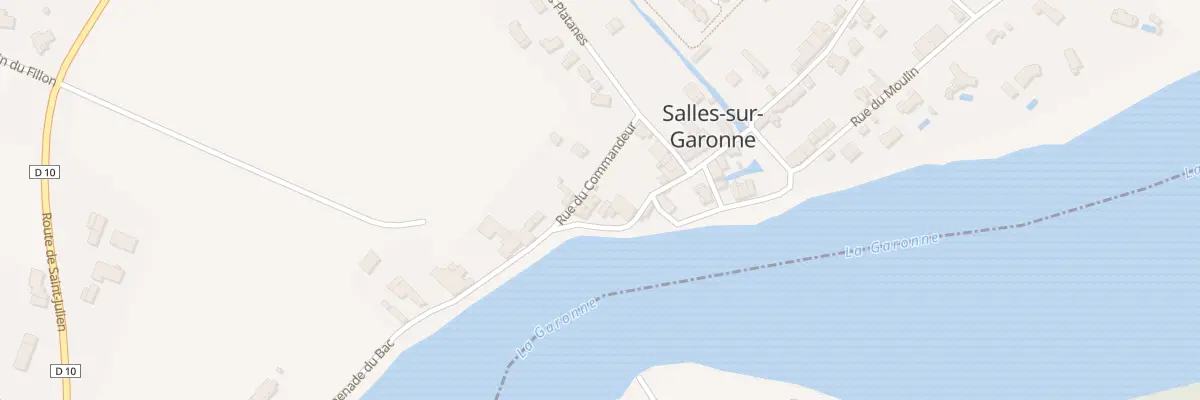 Plan du 2 Rue du Commandeur à Salles-sur-Garonne