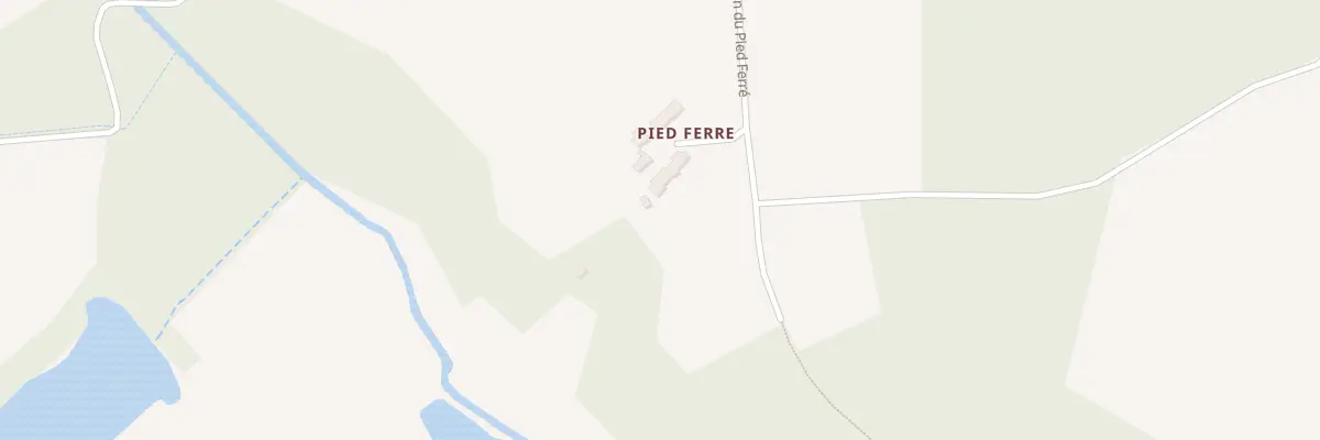 Plan du 1 Che du Pied Ferre à Vallières-les-Grandes