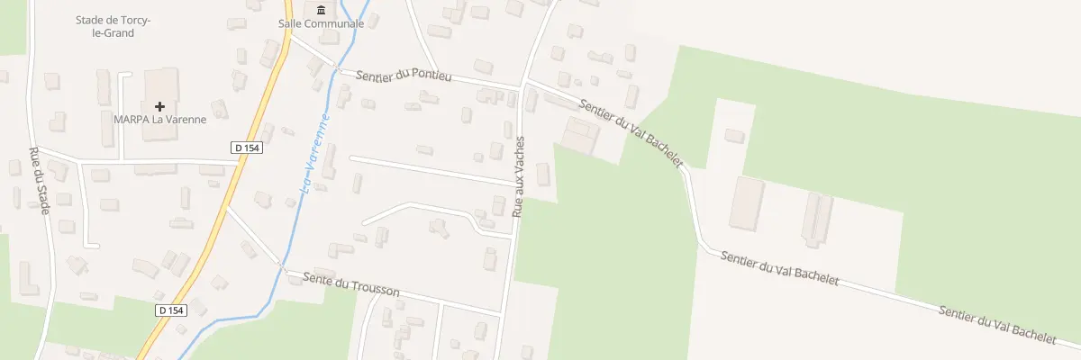Plan du 361 Rue aux Vaches à Torcy-le-Grand