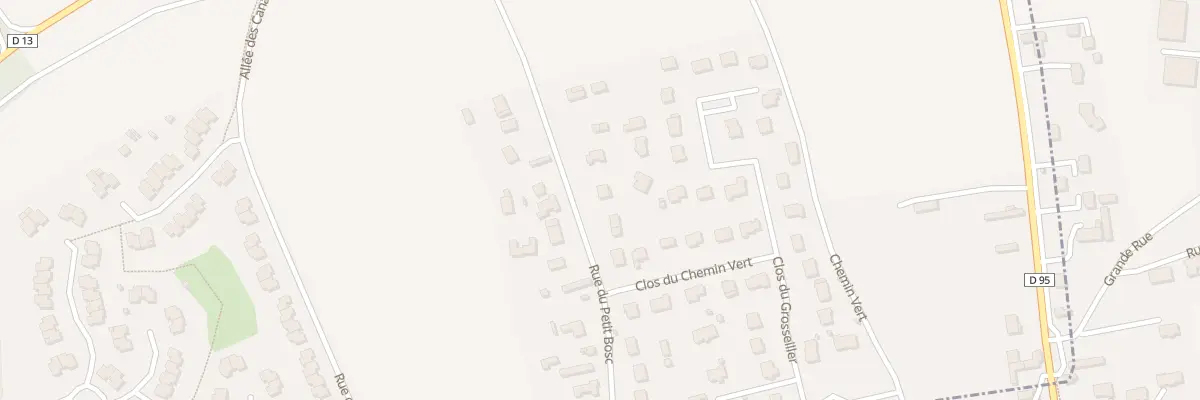 Plan du 324 Rue du Petit Bosc à Ymare