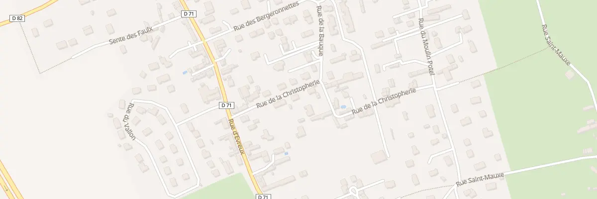 Plan du 12 Rue de la Christopherie à Acquigny