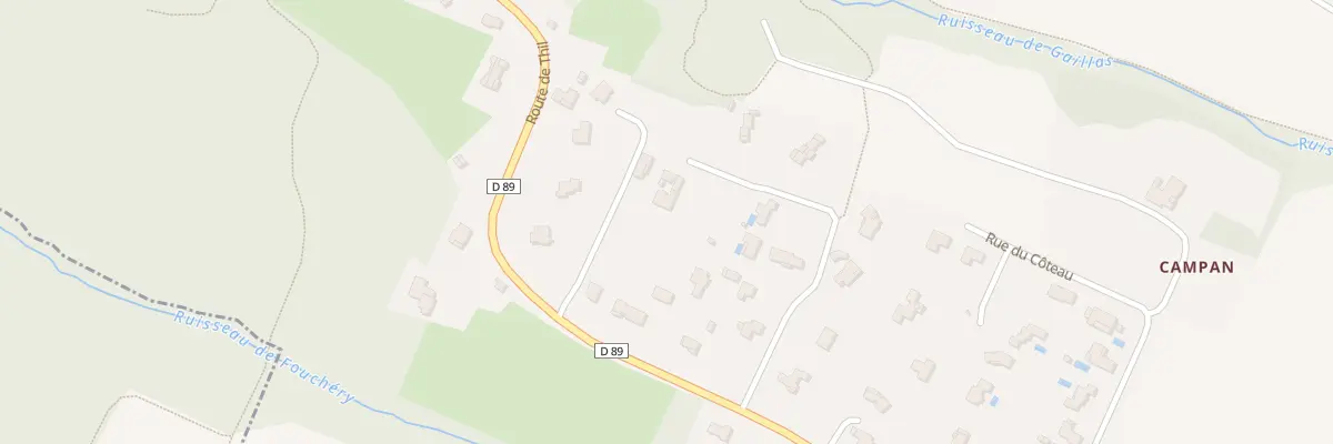 Plan du 730A Rte de Thil à Menville