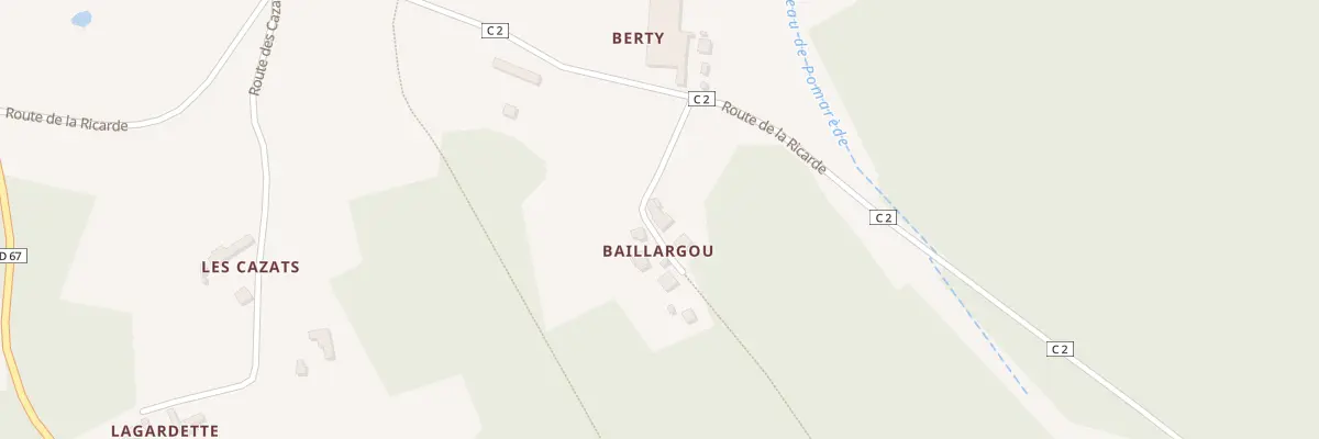 Plan du 5022 Baillargou à Pomarède