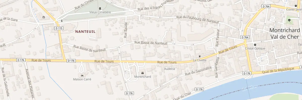 Plan du 45 Rue de Tours à Montrichard Val de Cher
