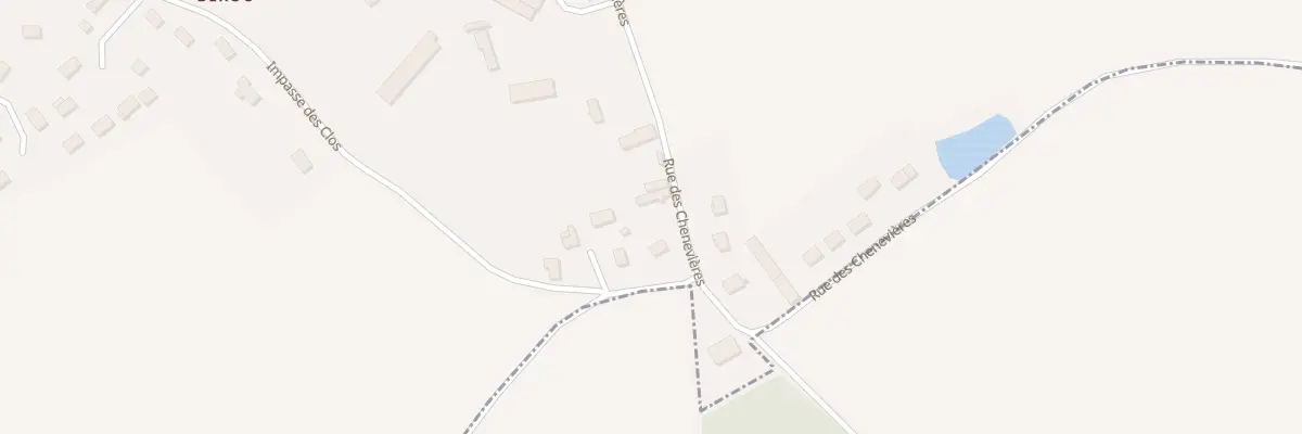 Plan du 22 Rue des Chenevieres à Guichainville
