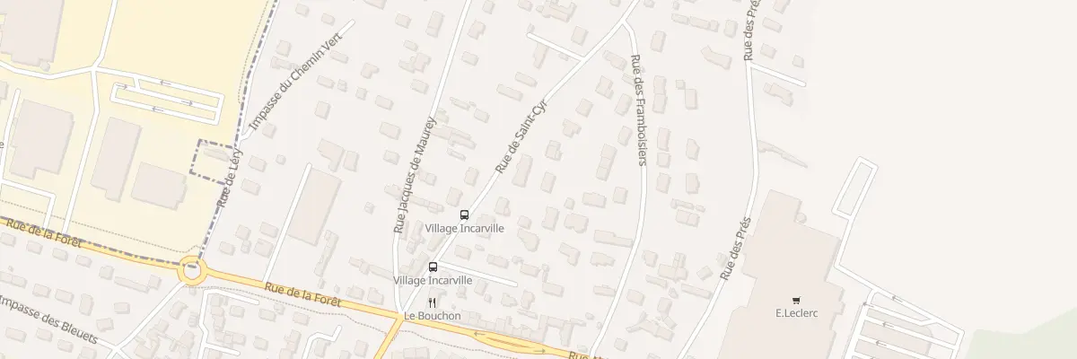 Plan du 12 Rue de Saint-Cyr à Incarville