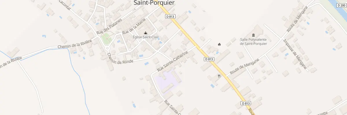 Plan du 3 Rue du Calvaire à Saint-Porquier