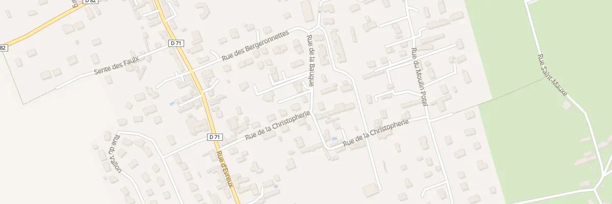 Plan du 15 Rue de la Christopherie à Acquigny