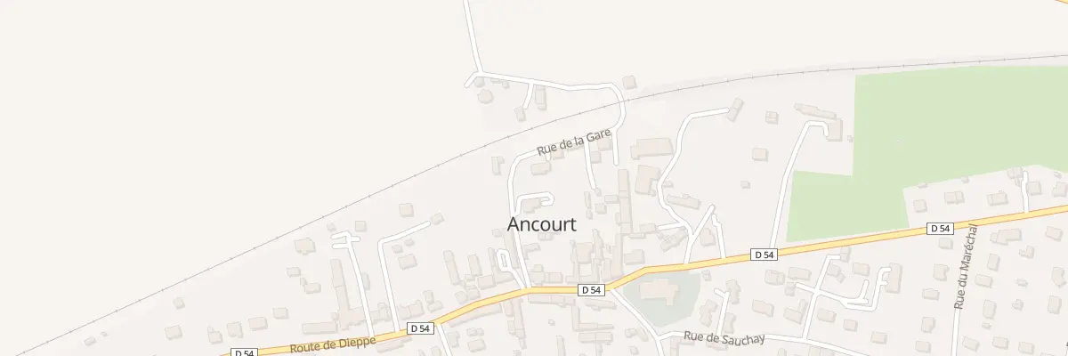 Plan du 6 Rue de la Gare à Ancourt