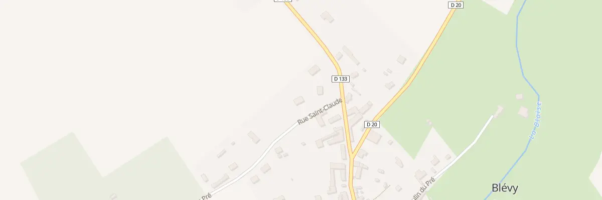 Plan du 4 Rue du Pre Blevy à Maillebois