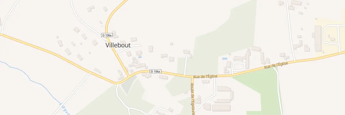 Plan du 10 Rue de l’Eglise à Villebout