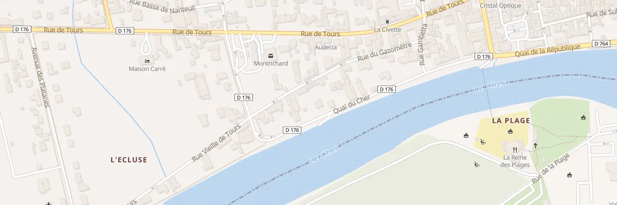 Plan du 23 Rue du Gazomètre à Montrichard Val de Cher