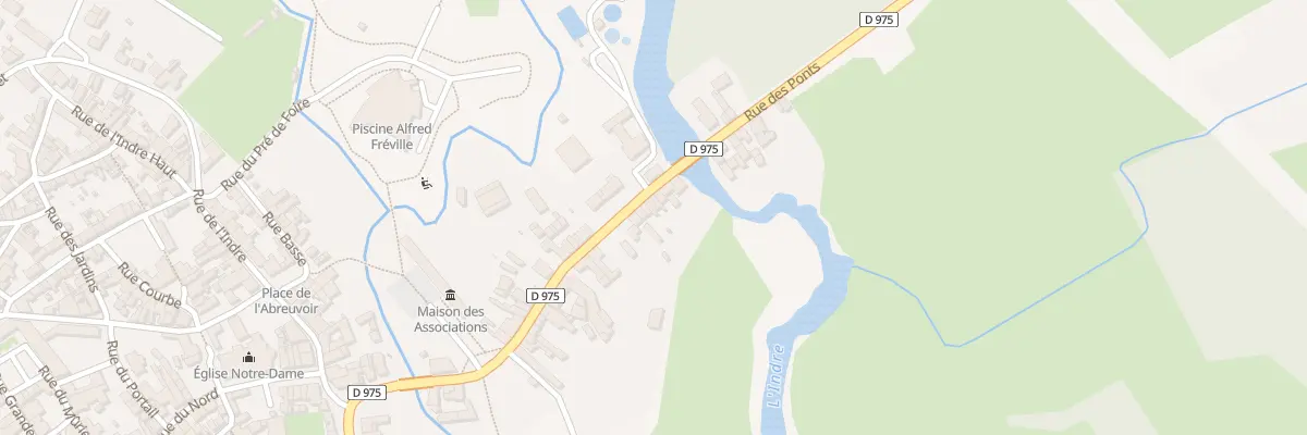 Plan du 40 Rue des Ponts à Châtillon-sur-Indre