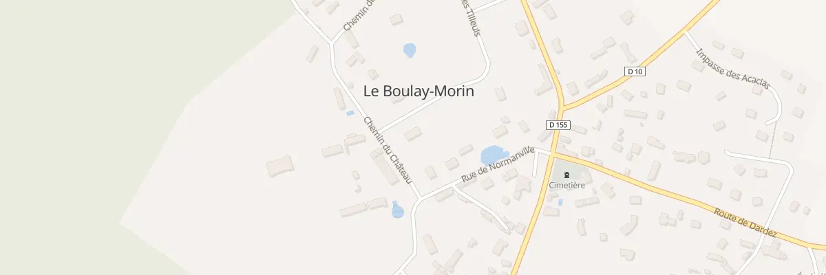 Plan du 2 Rue des Tilleuls au Boulay-Morin