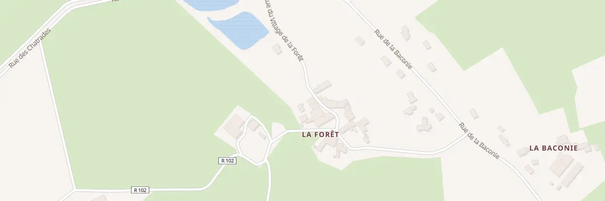 Plan du 33 Rue du Village de la Forêt à Limoges
