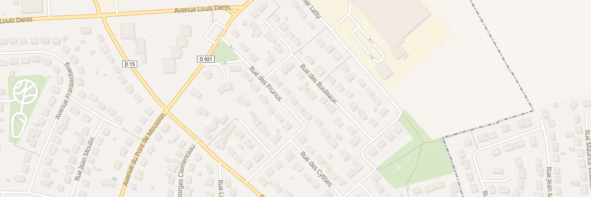 Plan du 15 Rue des Prunus à Brou