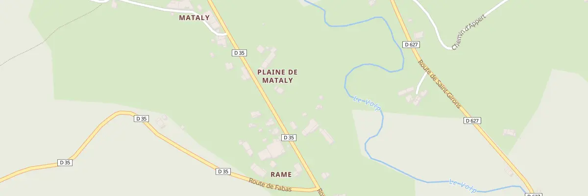 Plan du 15 Rte de Ramé à Sainte-Croix-Volvestre