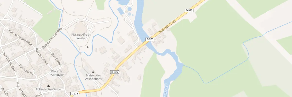 Plan du 50 Rue des Ponts à Châtillon-sur-Indre