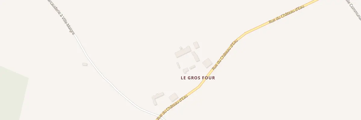 Plan du 2 Le Gros Four à Saint-Denis-des-Puits