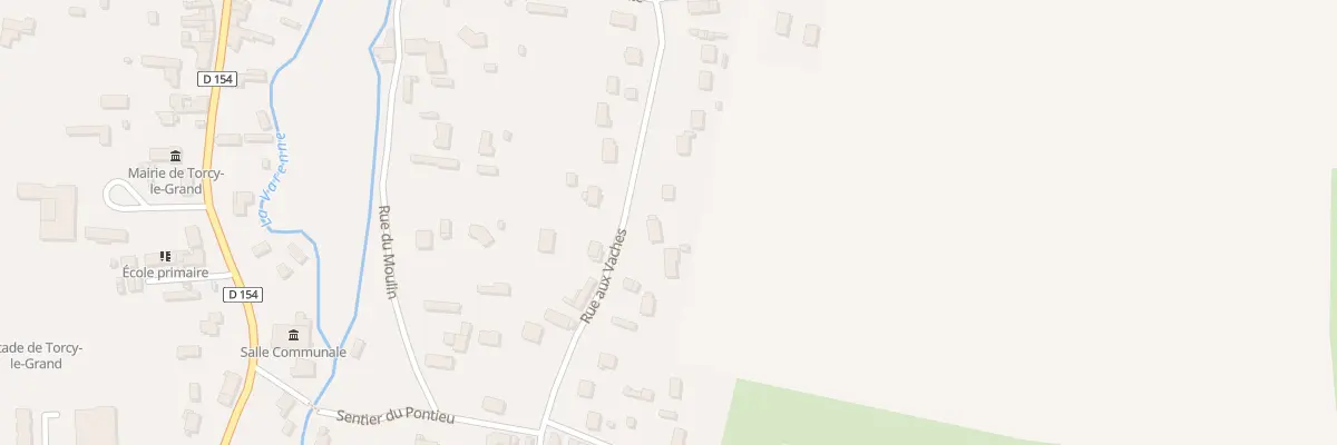 Plan du 161 Rue aux Vaches à Torcy-le-Grand