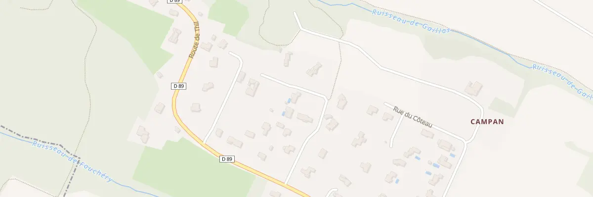 Plan du 730I Rte de Thil à Menville