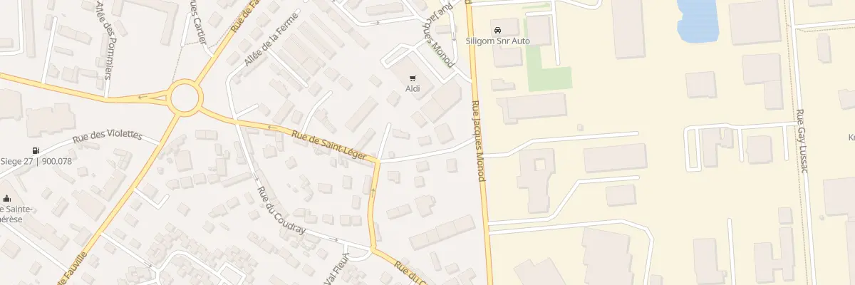 Plan du 26 Rue de Saint-Léger à Évreux