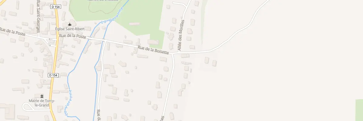 Plan du 1 Rue aux Vaches à Torcy-le-Grand